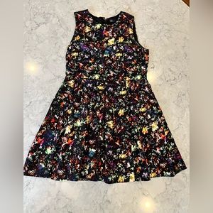 Black multicolor Gap dress size 12